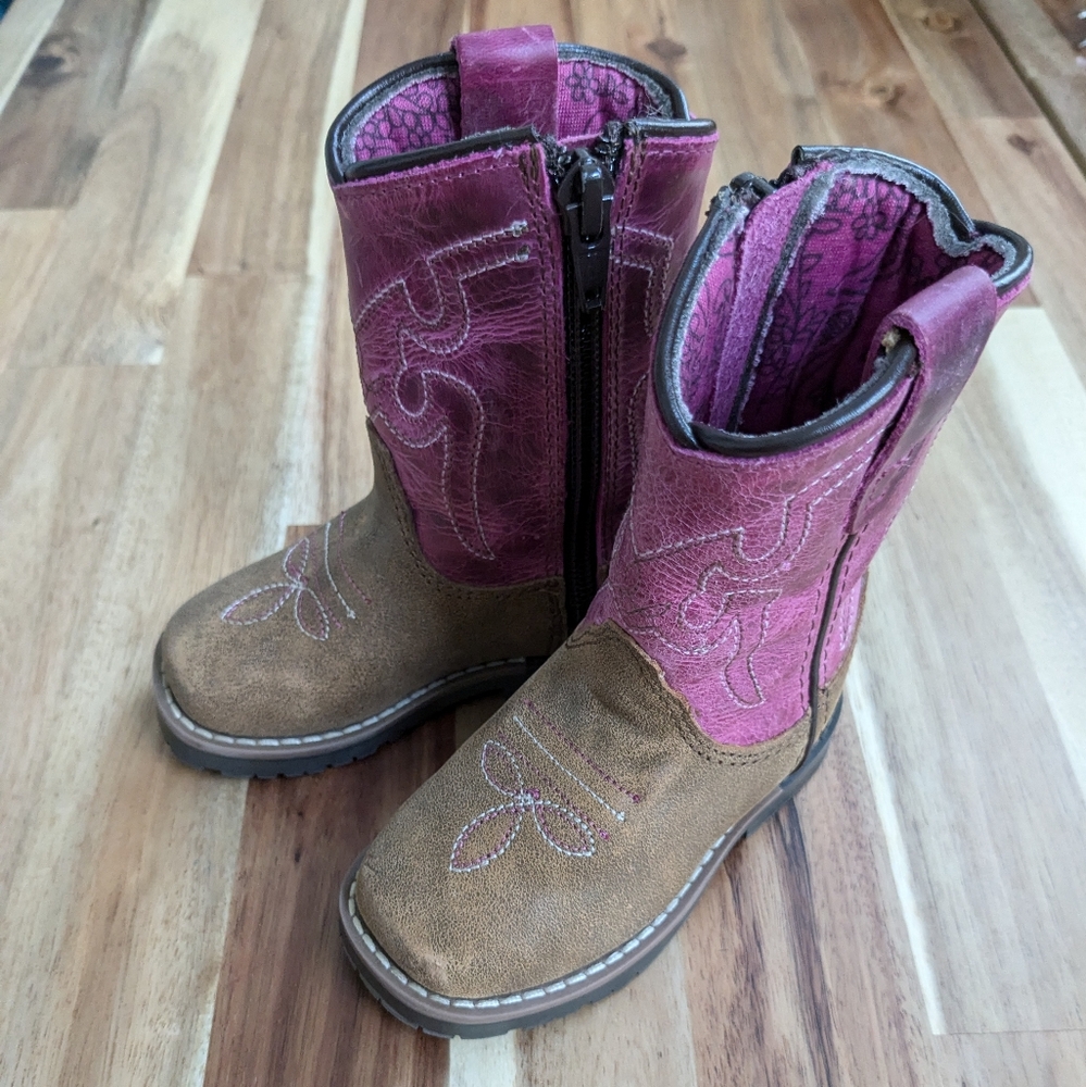 Shyanne Toddler Girls' Lil' Lainie Western Boots, Size 4